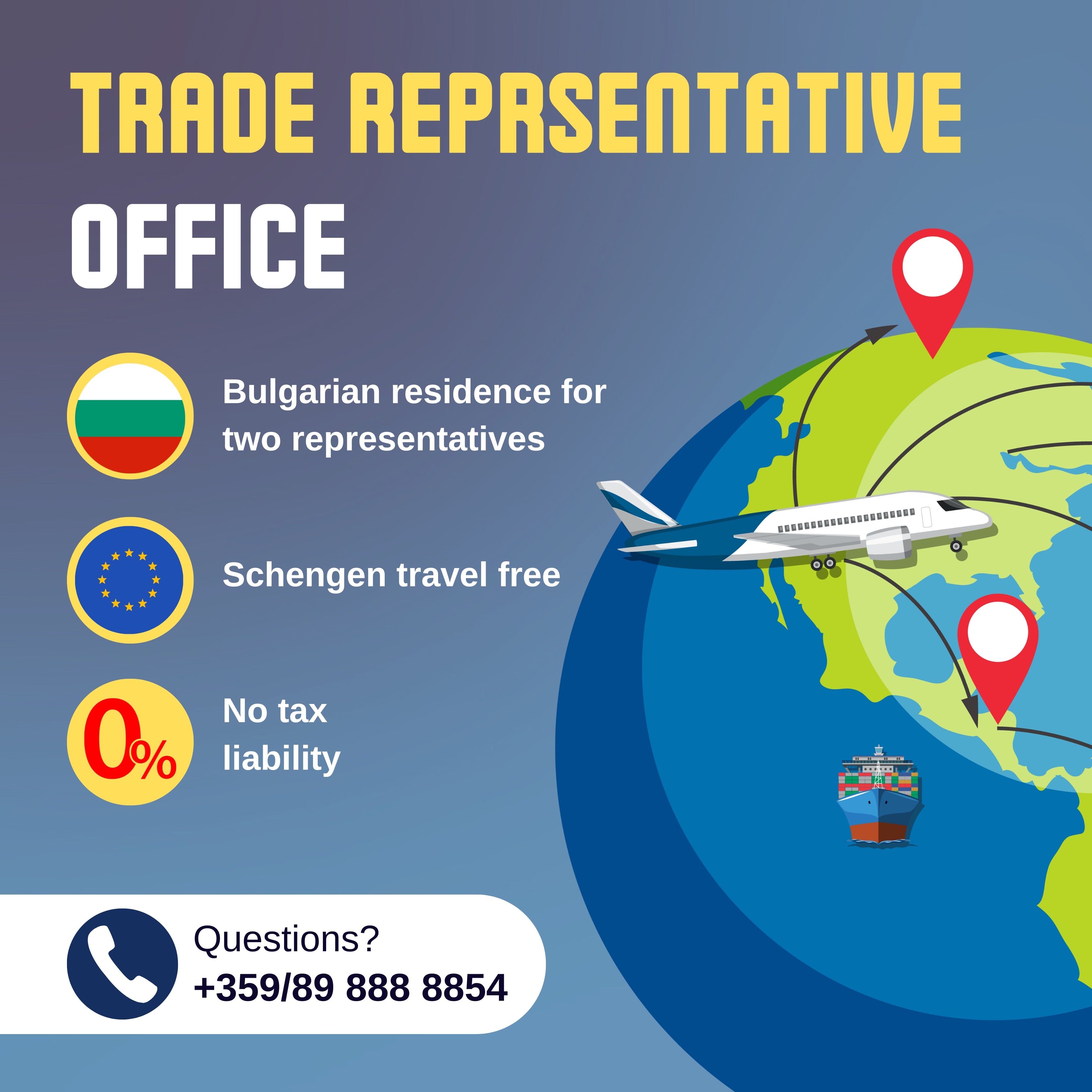 Register a Trade Representative Office in Bulgaria